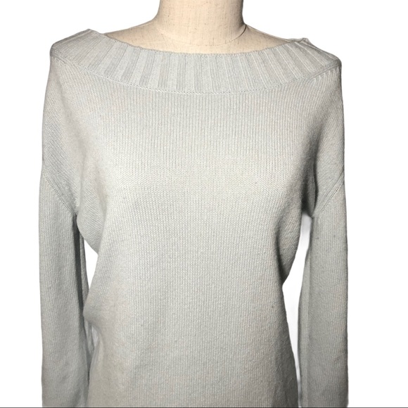 Vince S light green boatneck sweater - Picture 2 of 6